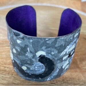 cuff bracelet NEW license plate Upcycled art rustic one of kind handmade